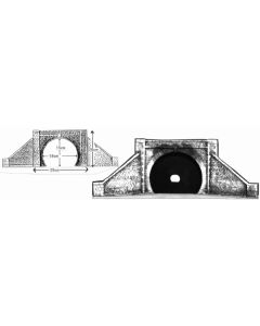 Tunnelportal mit Stützwänden